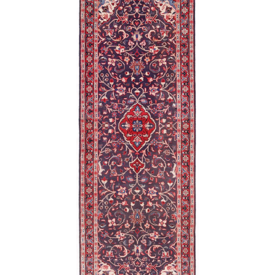 Hand Knotted Lilian Wool Rug  - 3' 5" X 9' 7"