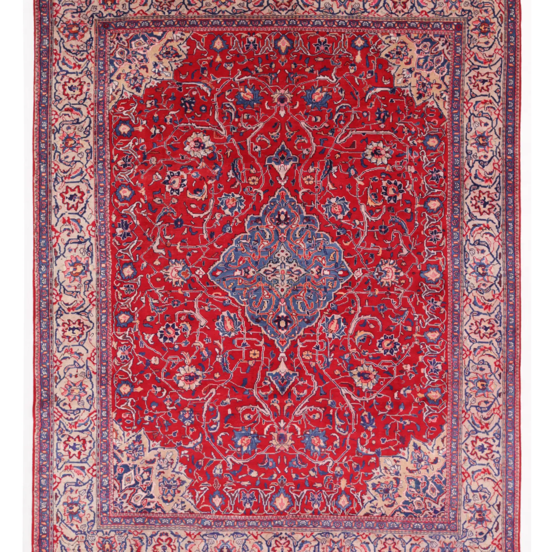 Alfombra de lana Lilian anudada a mano - 9'0" X 11'9"