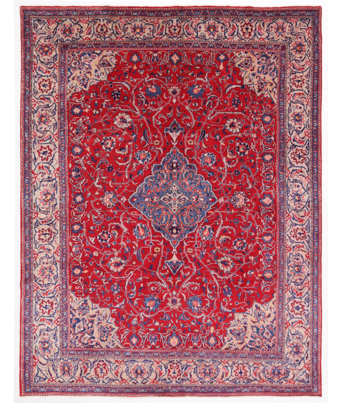 Alfombra de lana Lilian anudada a mano - 9'0" X 11'9"