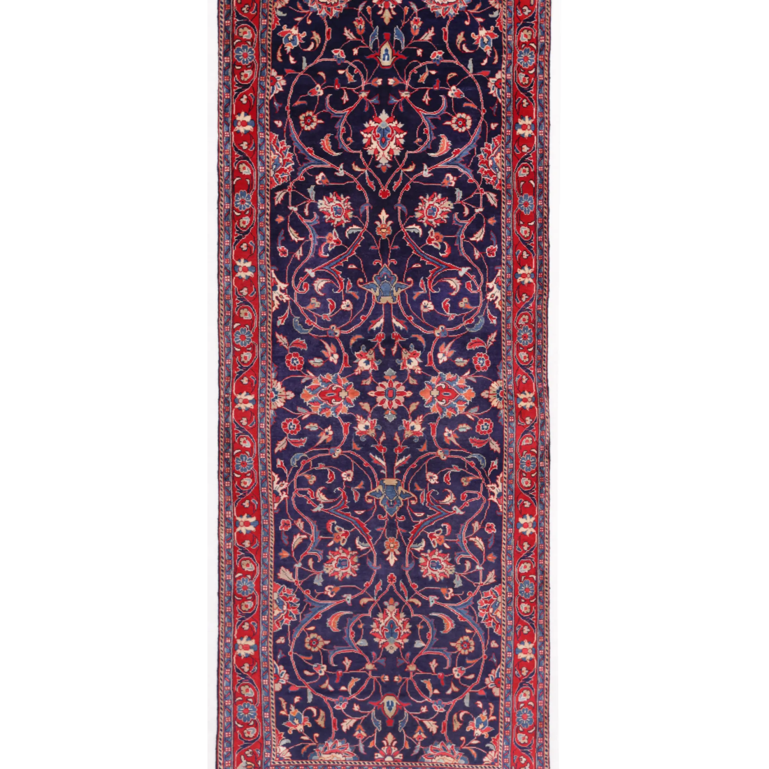 Hand Knotted Lilian Wool Rug  - 3' 10" X 10' 6"