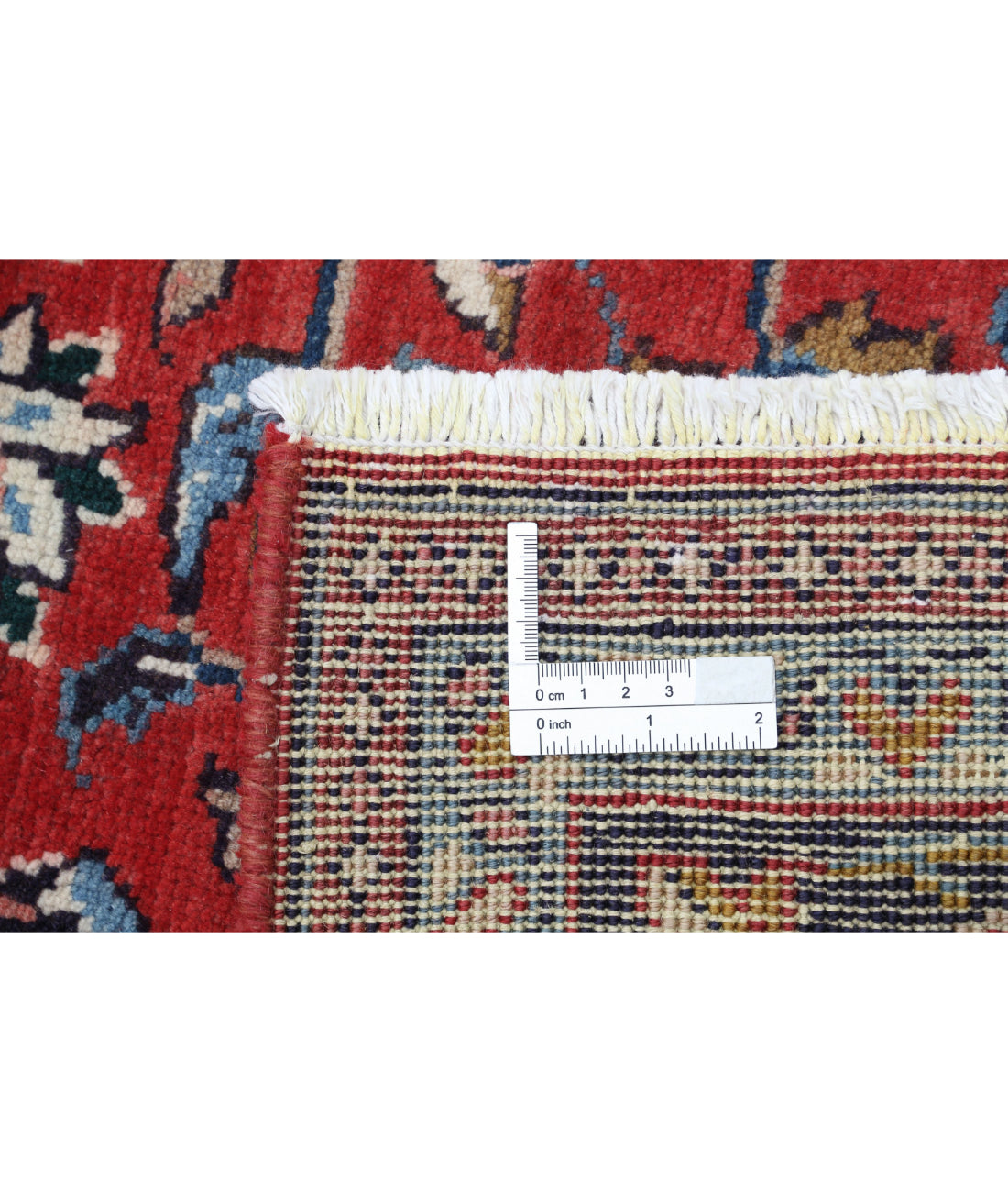 Hand Knotted Persian Mahal Wool Rug - 7'1'' x 10'6'' 7'1'' x 10'6'' (213 X 315) / Red / Black