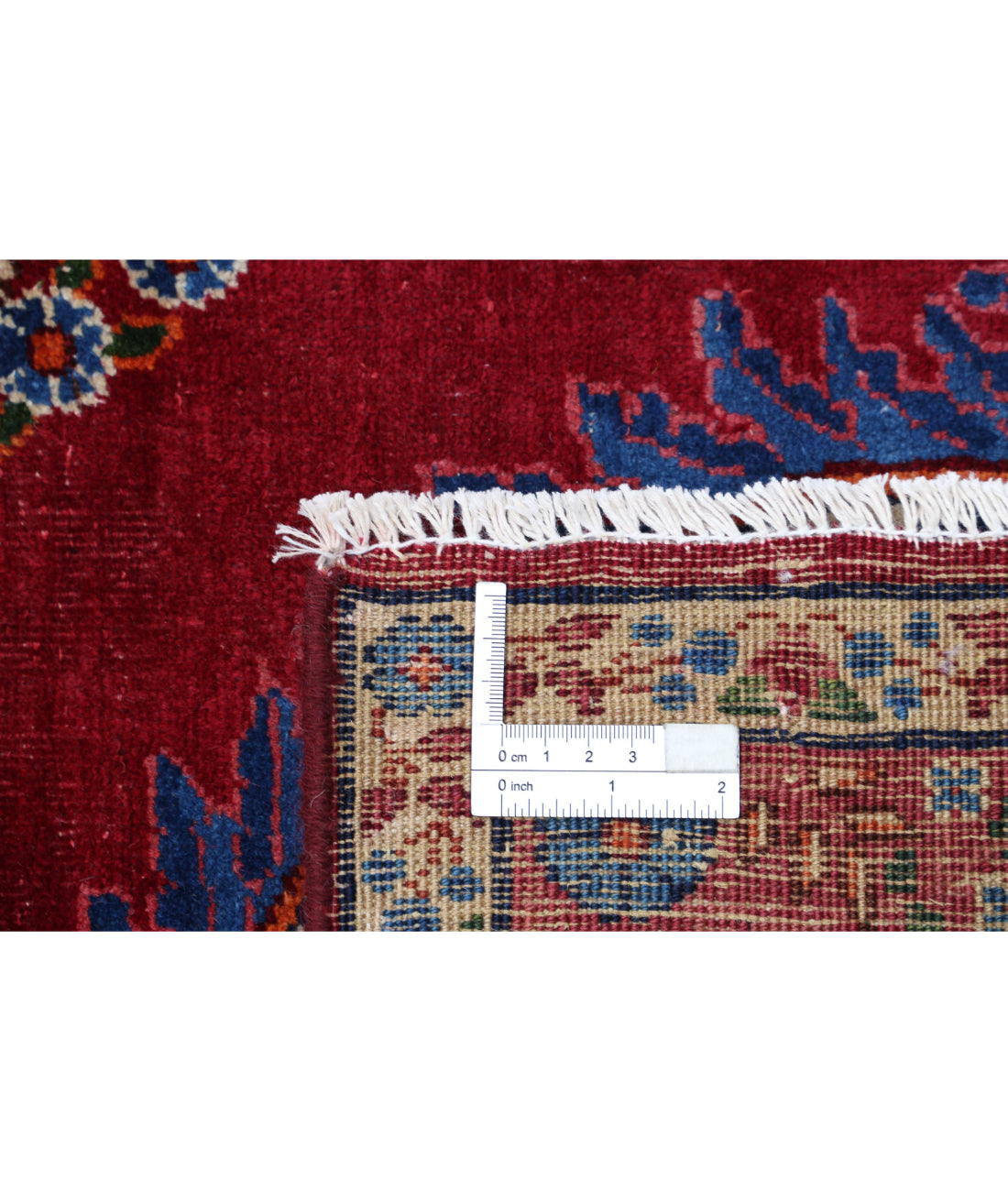 Hand Knotted Oriental Kerman Wool Rug - 6'11'' x 9'9''