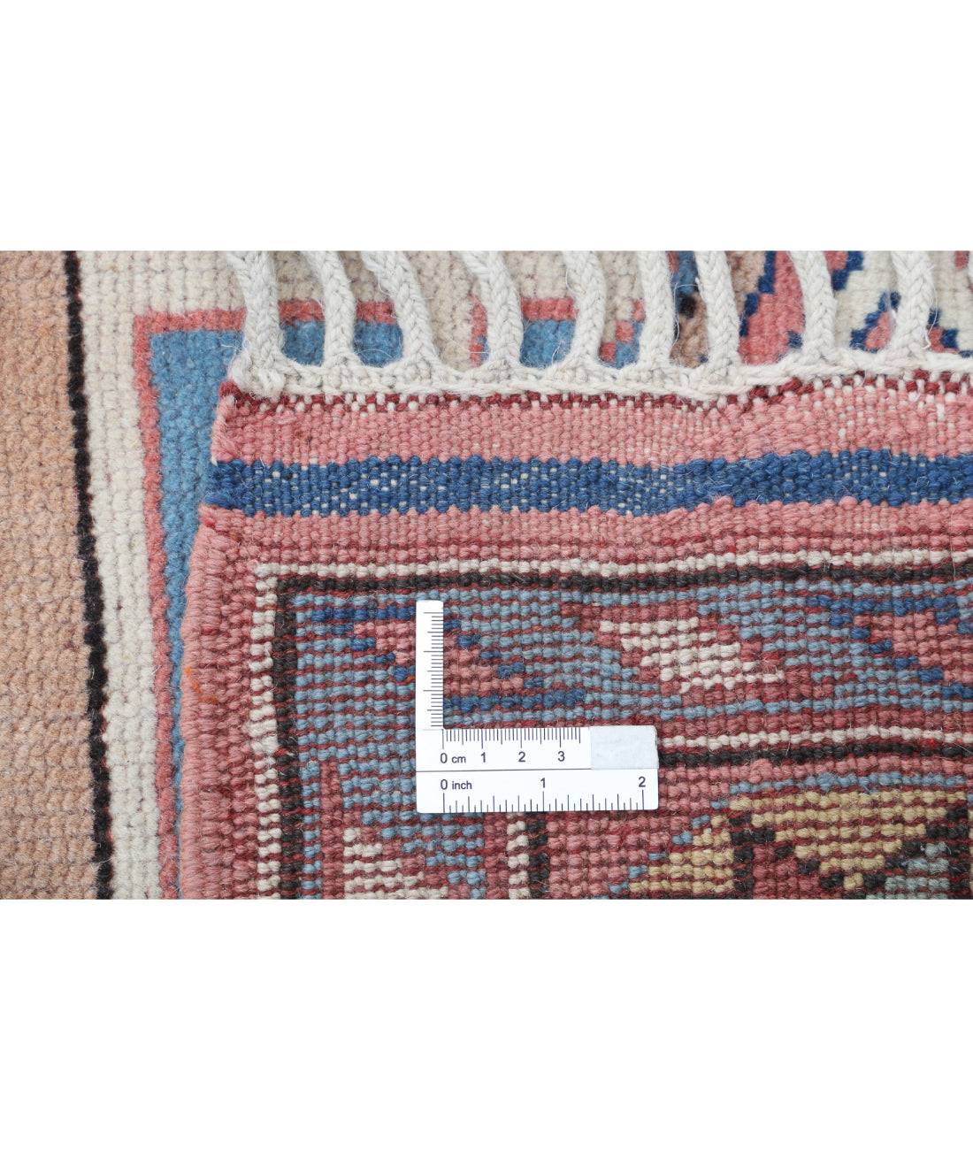 Hand-Knotted Vintage Turkish Milas Wool Rug - 5'2" × 7'11"