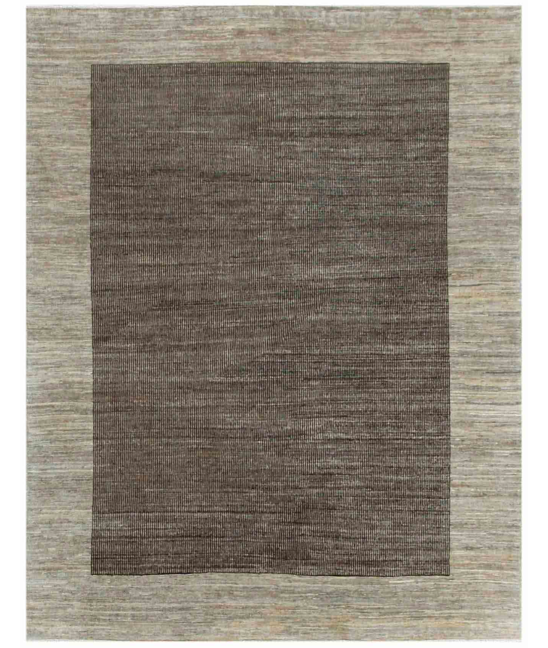 Hand Knotted Modcar Wool Rug  - 4&#39; 10&quot; X 6&#39; 2&quot;