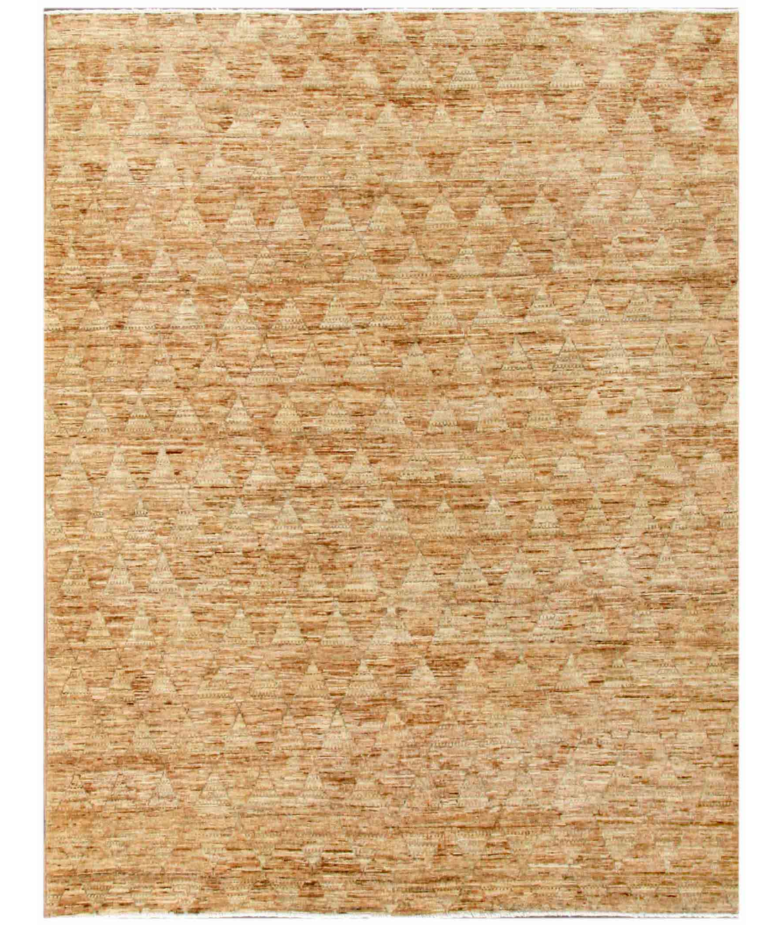 Hand Knotted Modcar Wool Rug  - 5&#39; 9&quot; X 7&#39; 8&quot;