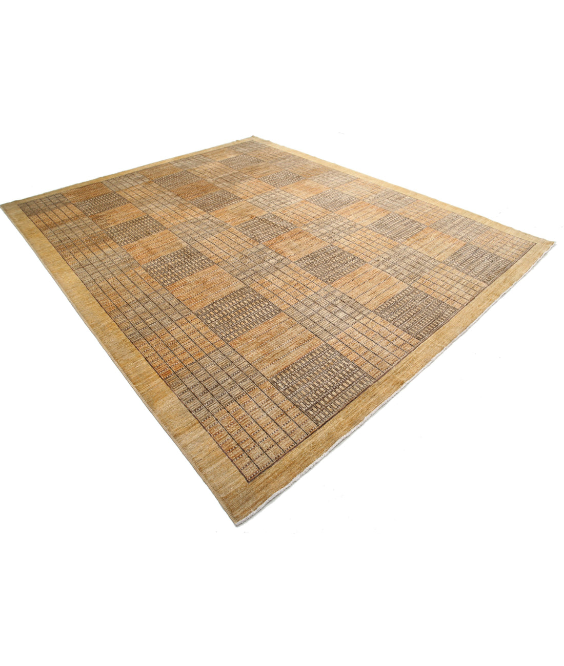 Hand Knotted Modcar Wool Rug - 8'11'' x 10'10'' 8'11'' x 10'10'' (268 X 325) / Multi / Multi