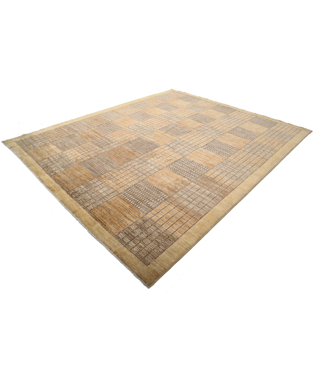 Hand Knotted Modcar Wool Rug - 8'11'' x 10'10'' 8'11'' x 10'10'' (268 X 325) / Multi / Multi