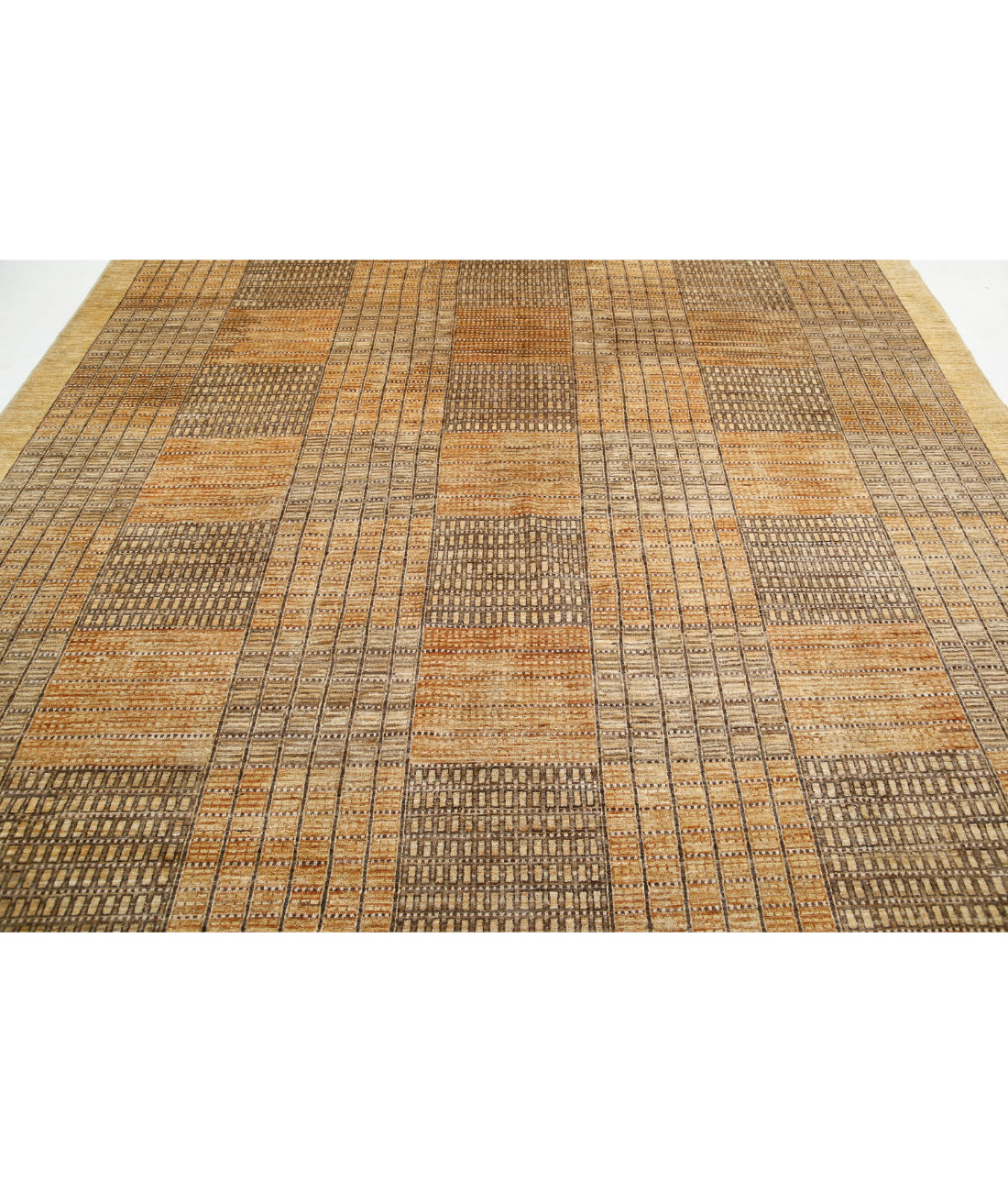 Hand Knotted Modcar Wool Rug - 8'11'' x 10'10'' 8'11'' x 10'10'' (268 X 325) / Multi / Multi