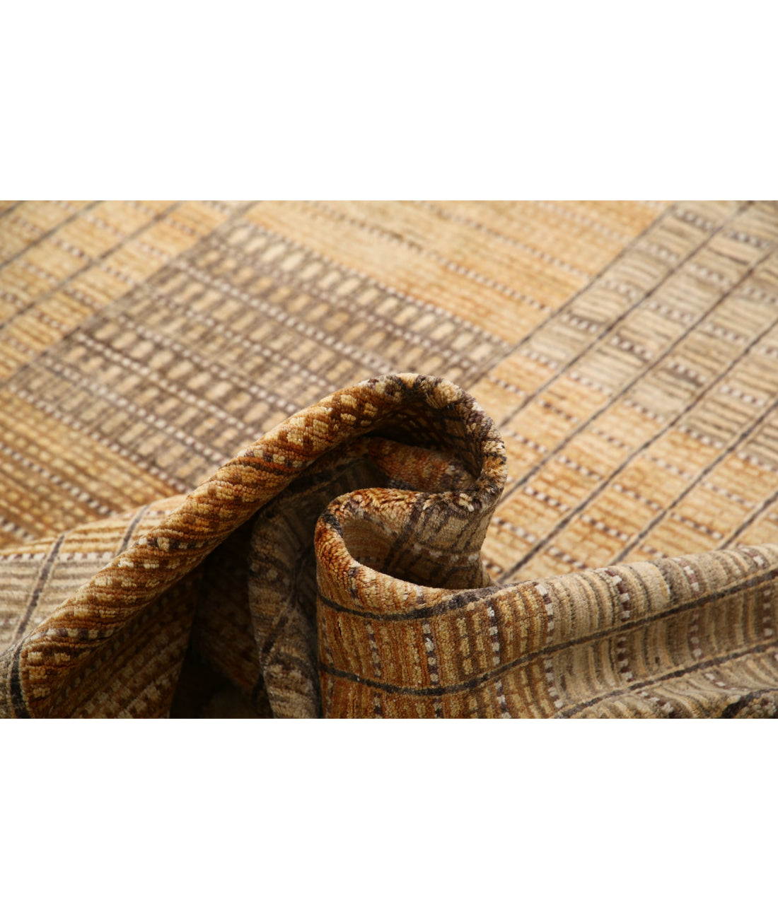 Hand Knotted Modcar Wool Rug - 8'11'' x 10'10'' 8'11'' x 10'10'' (268 X 325) / Multi / Multi