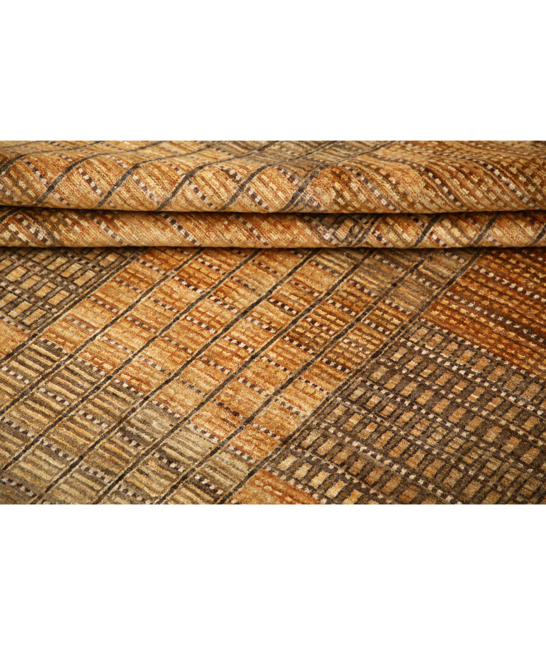 Hand Knotted Modcar Wool Rug - 8'11'' x 10'10'' 8'11'' x 10'10'' (268 X 325) / Multi / Multi