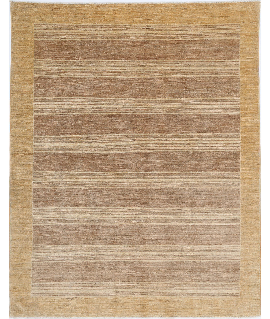 Hand Knotted Modcar Wool Rug - 5'0'' x 6'4''