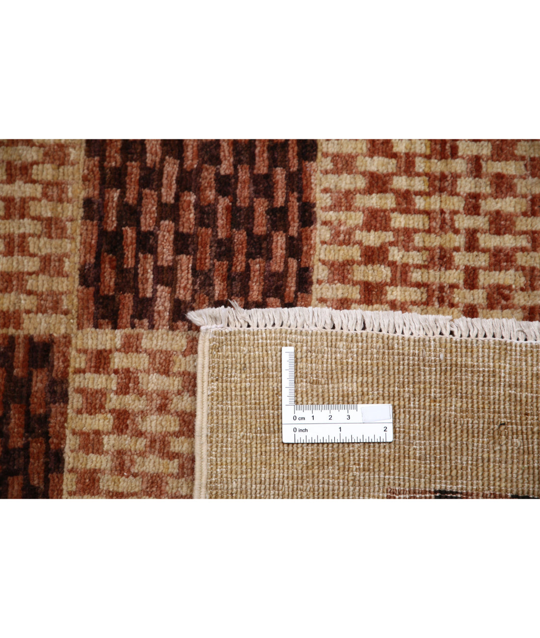 Hand Knotted Modcar Wool Rug - 4'11'' x 6'10'' 4'11'' x 6'10'' (148 X 205) / Ivory / Ivory