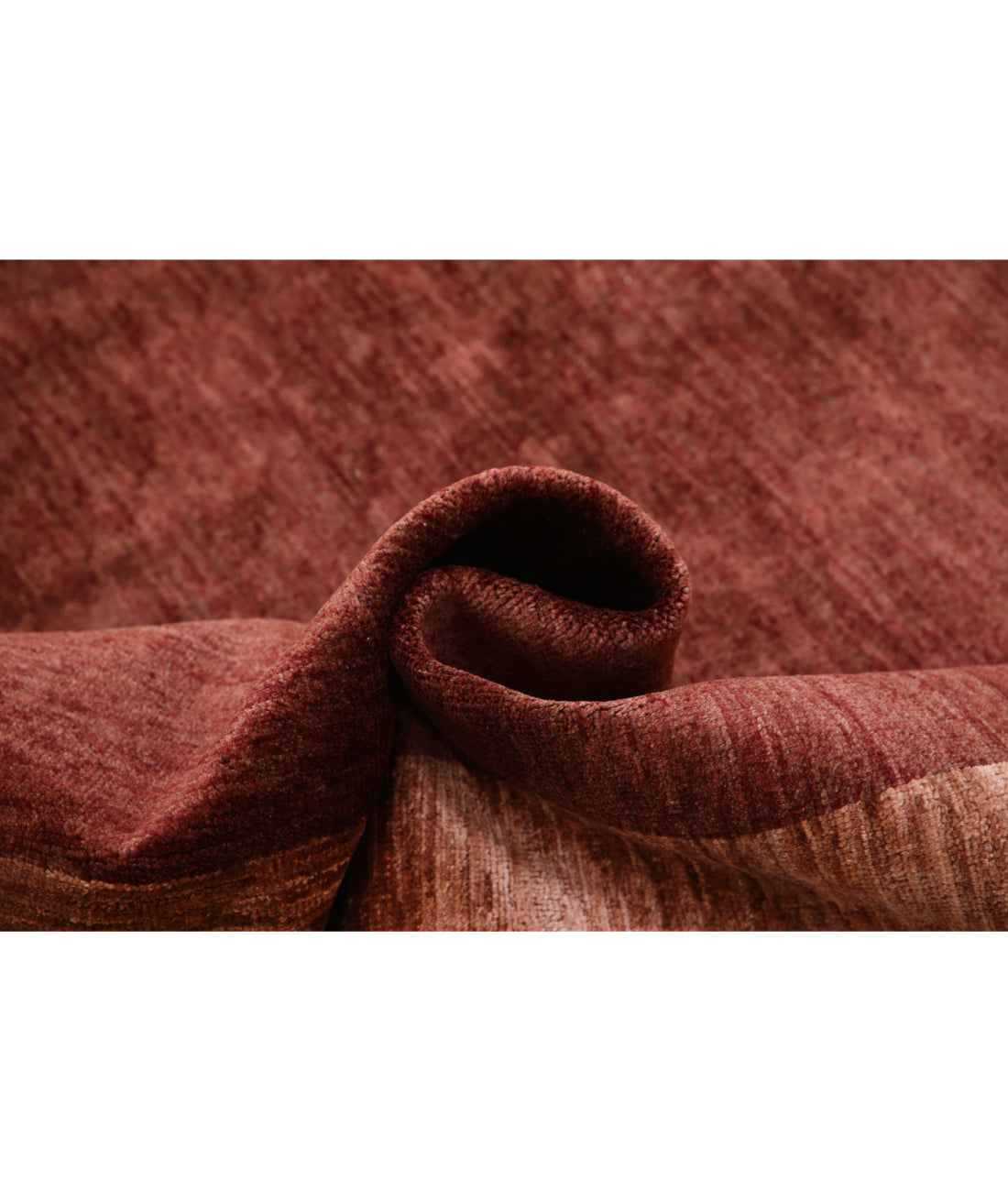 Hand Knotted Modcar Wool Rug - 8'9'' x 11'4'' 8'9'' x 11'4'' (263 X 340) / Brown / Brown