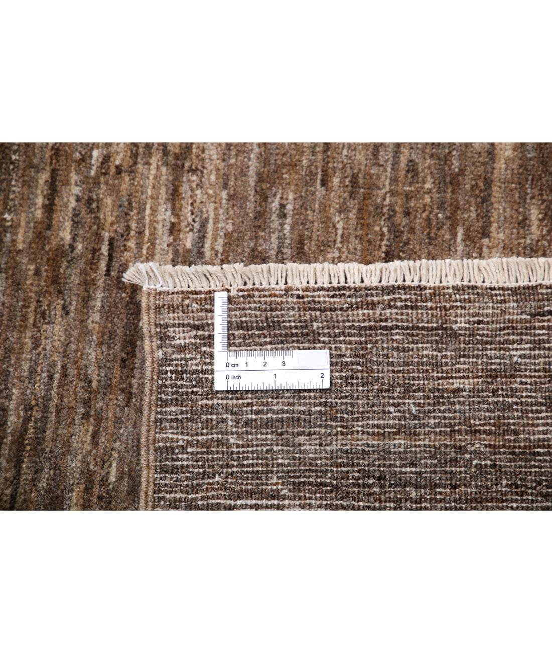 Hand Knotted Modcar Wool Rug - 9'10'' x 13'6''