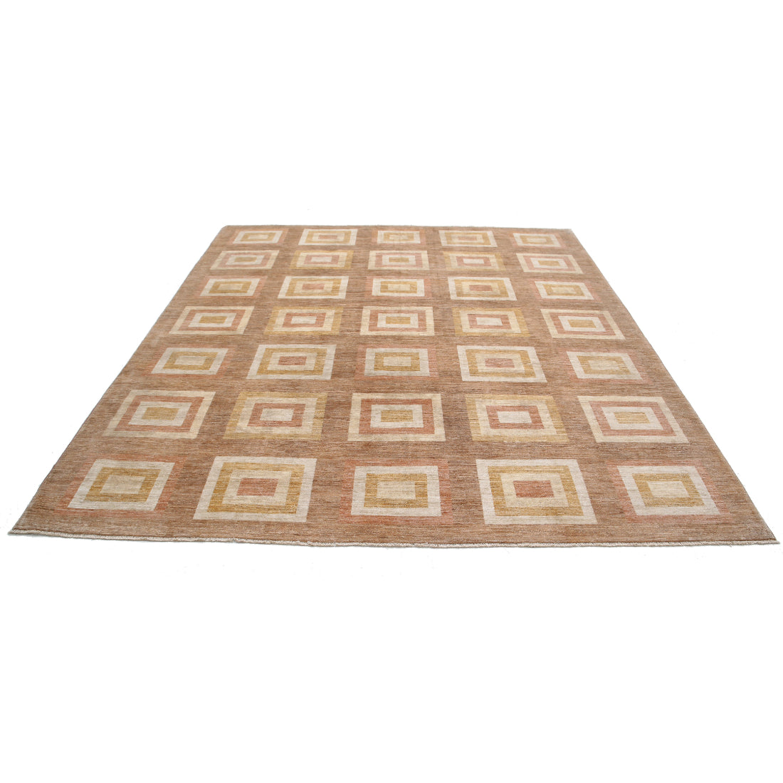 Alfombra de lana Modcar anudada a mano - 8'4'' x 9'4''
