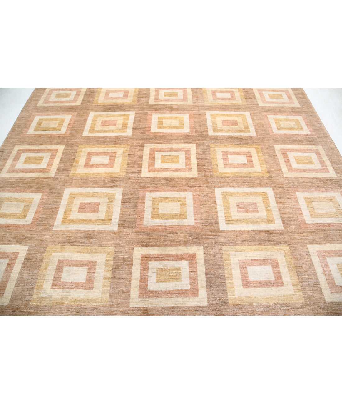 Alfombra de lana Modcar anudada a mano - 8'4'' x 9'4''