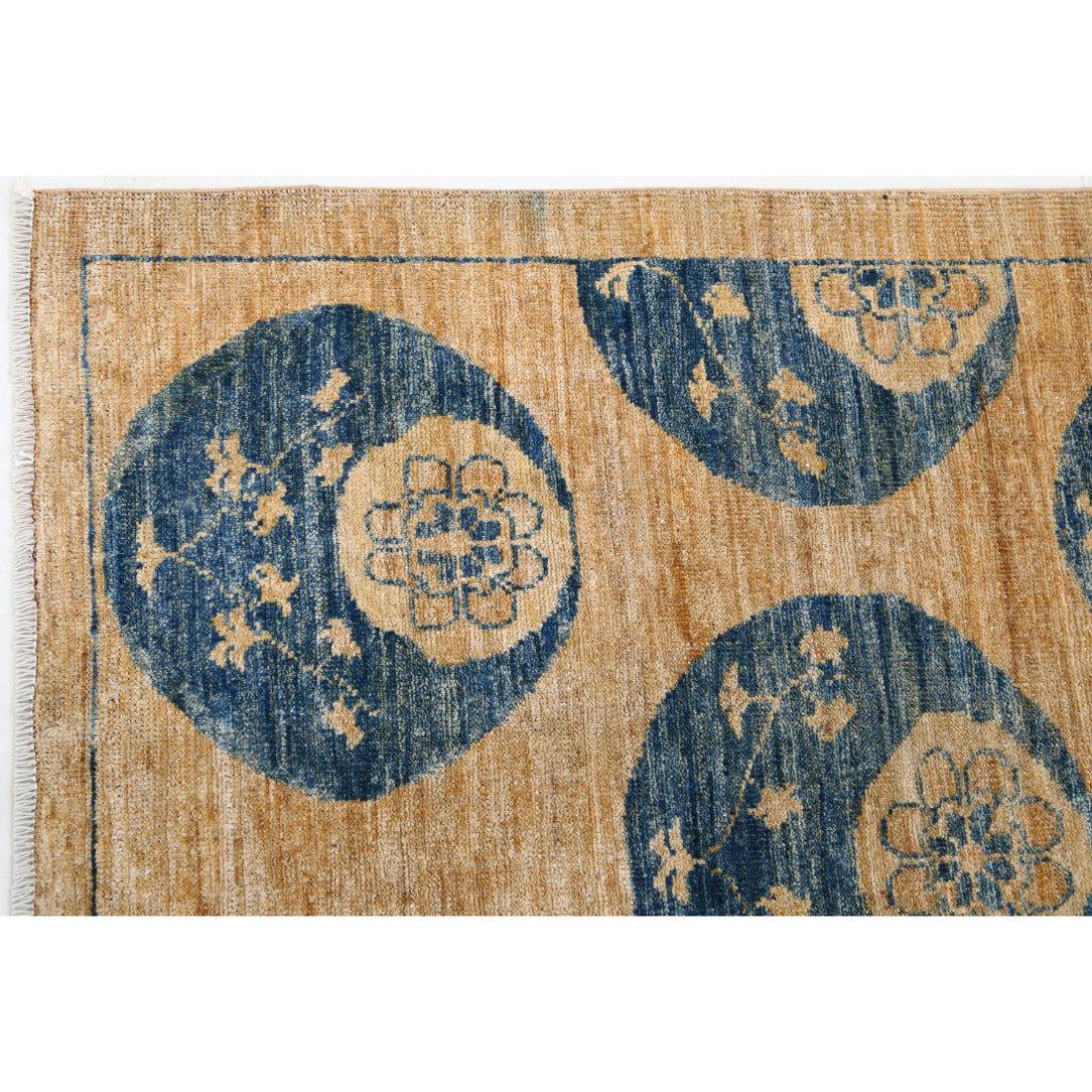 Hand Knotted Modcar Wool Rug - 4'9'' x 6'3''