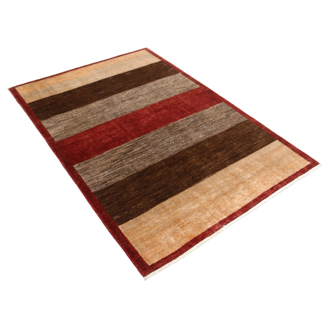 Alfombra de lana Modcar anudada a mano - 4'0'' x 6'0''