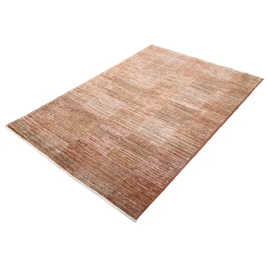 Alfombra de lana Modcar anudada a mano - 4'0'' x 5'11''