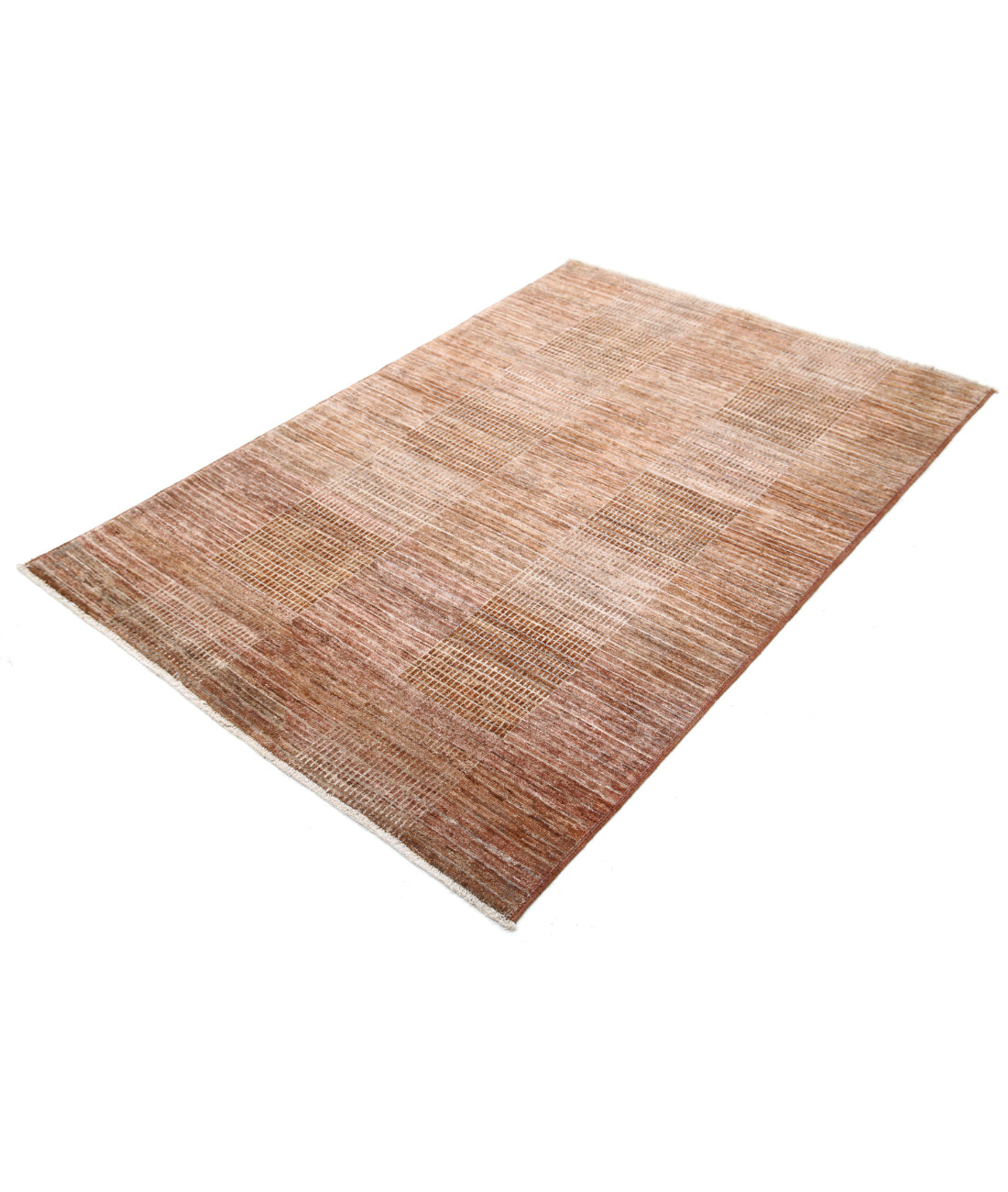 Alfombra de lana Modcar anudada a mano - 4'0'' x 5'11''