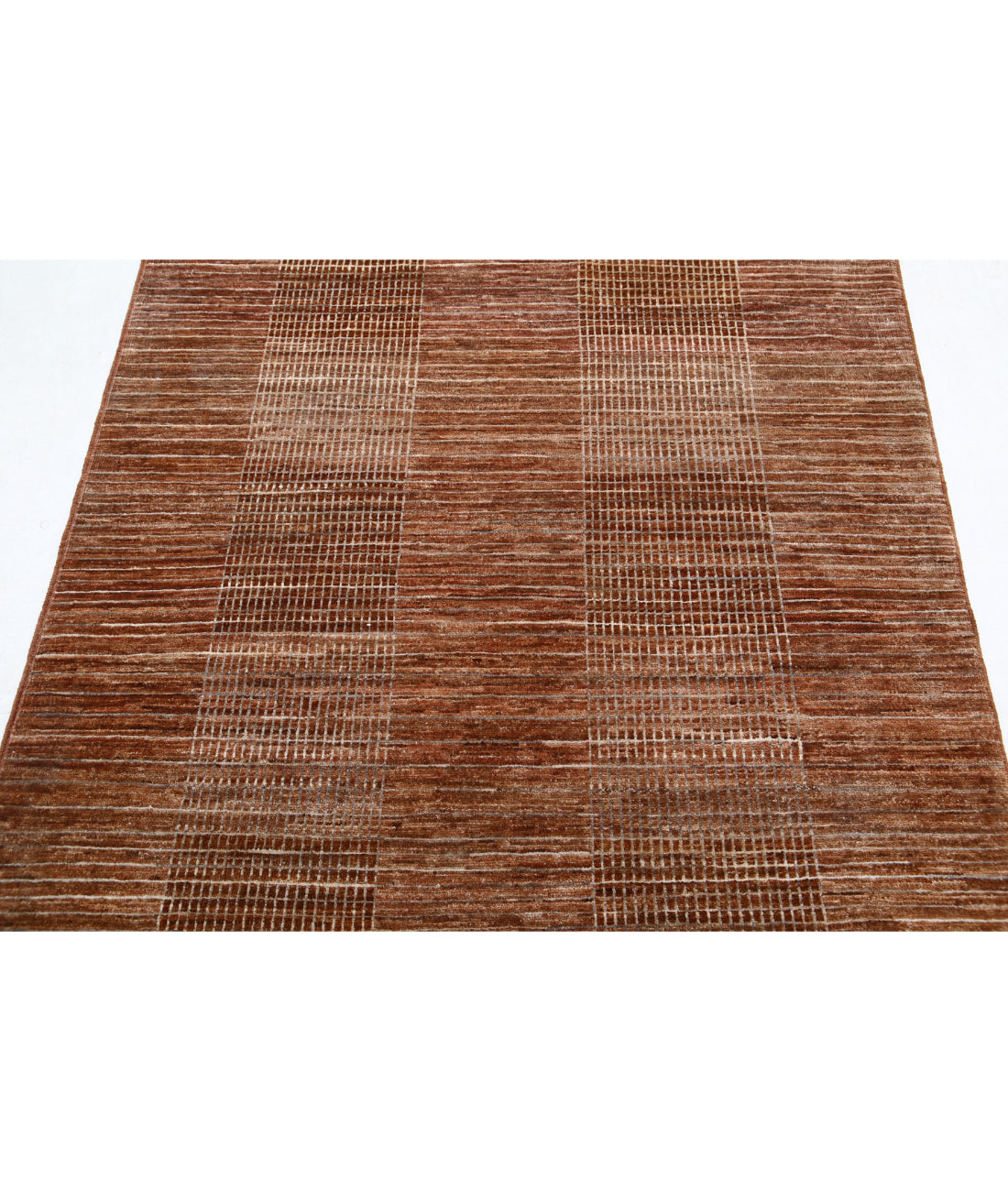 Alfombra de lana Modcar anudada a mano - 4'0'' x 5'11''