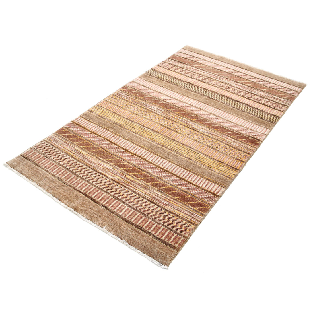 Alfombra de lana Modcar anudada a mano - 3'6'' x 6'2''