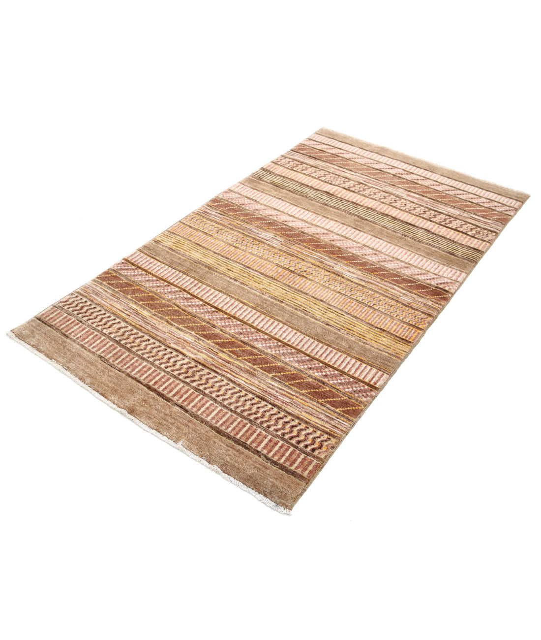 Alfombra de lana Modcar anudada a mano - 3'6'' x 6'2''