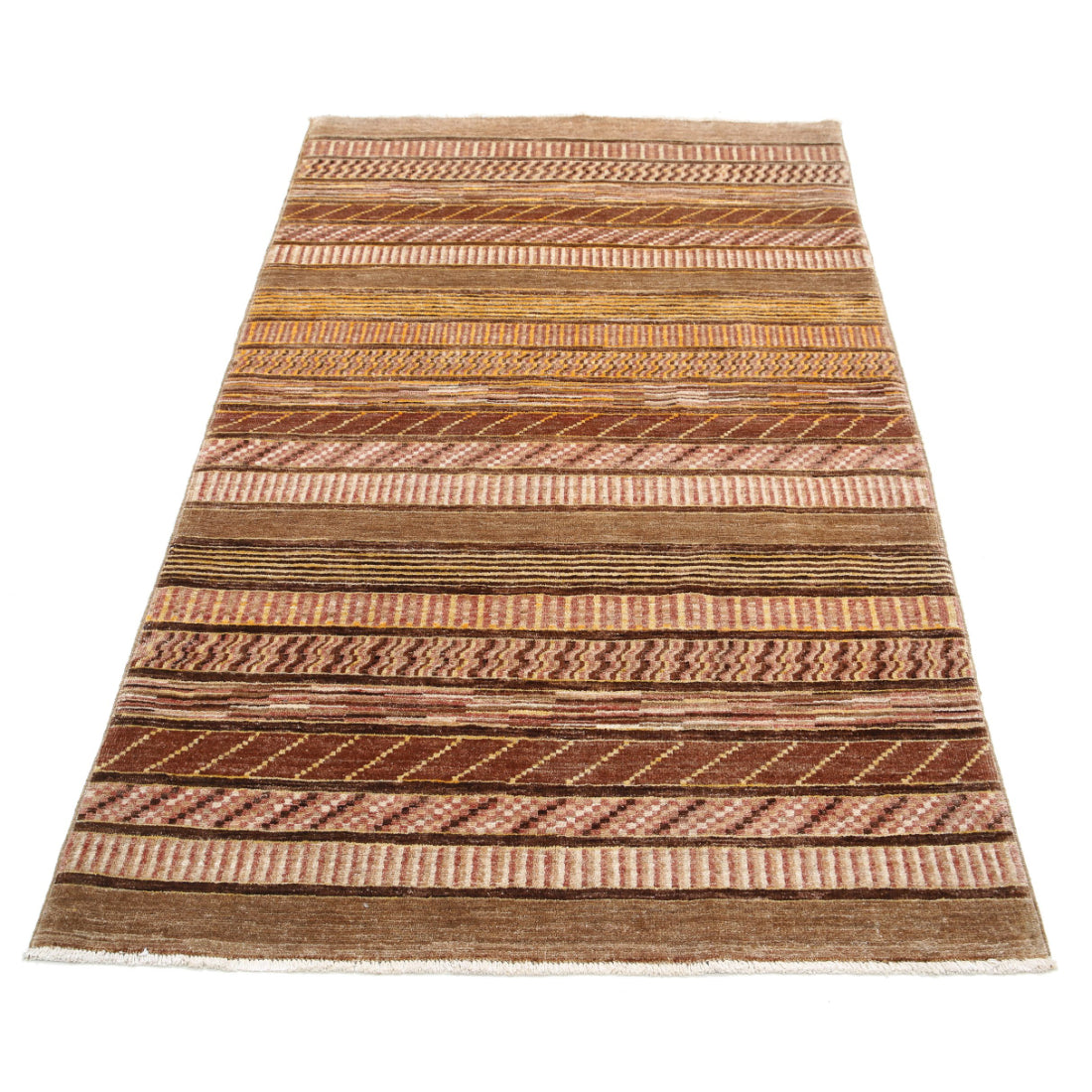 Alfombra de lana Modcar anudada a mano - 3'6'' x 6'2''