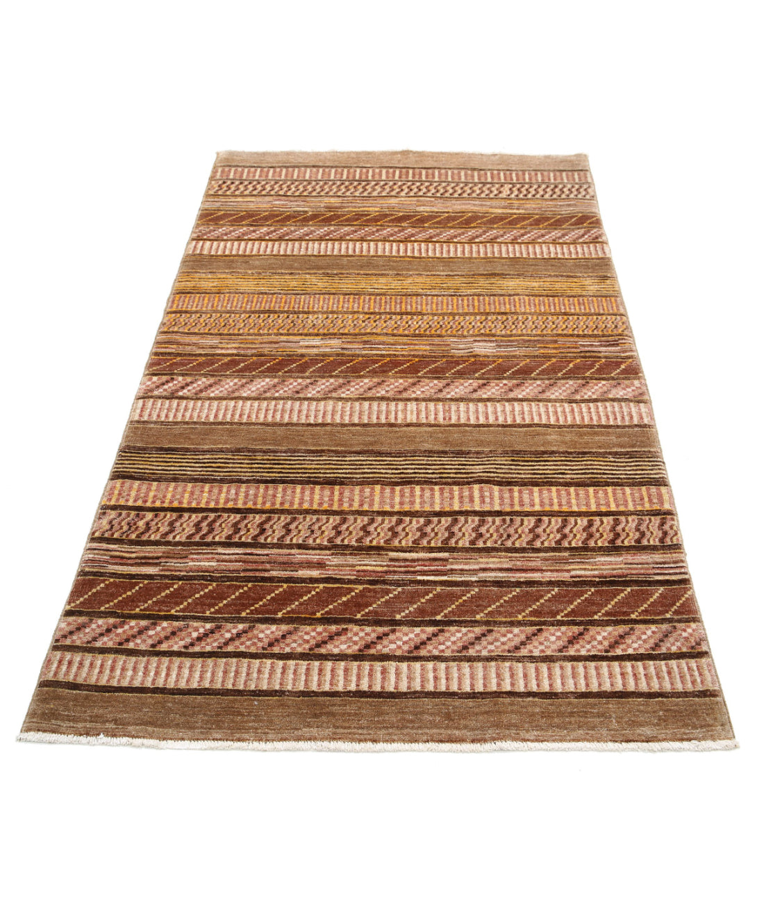 Alfombra de lana Modcar anudada a mano - 3'6'' x 6'2''