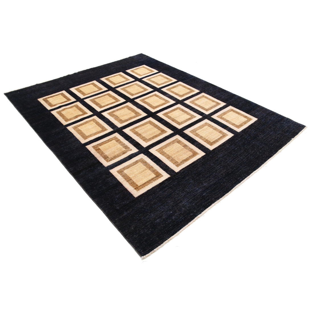 Alfombra de lana Modcar anudada a mano - 6'5'' x 8'0''