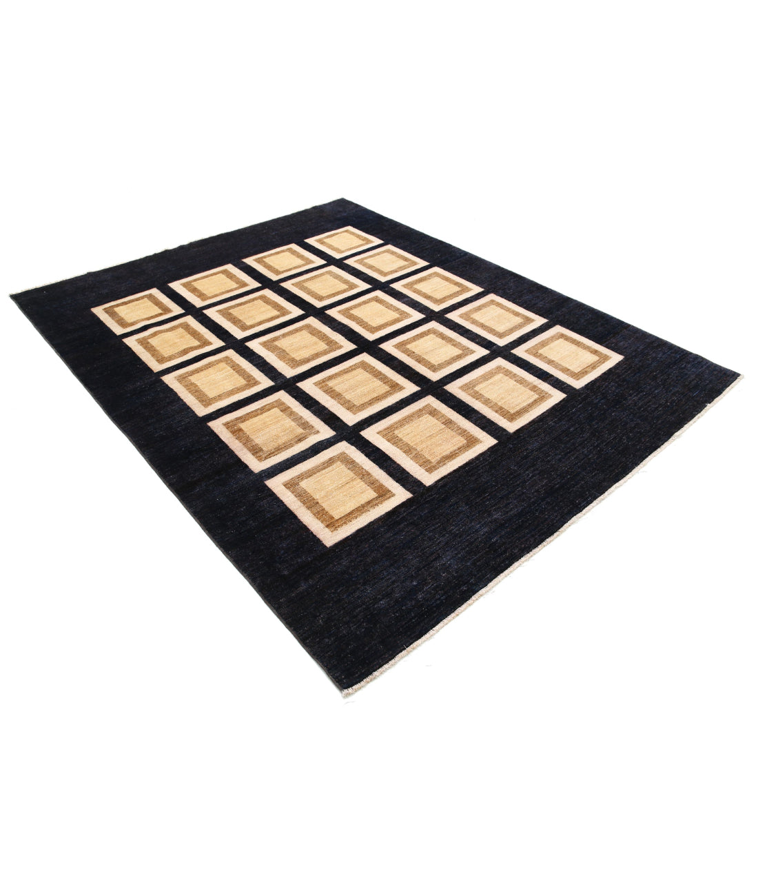 Alfombra de lana Modcar anudada a mano - 6'5'' x 8'0''