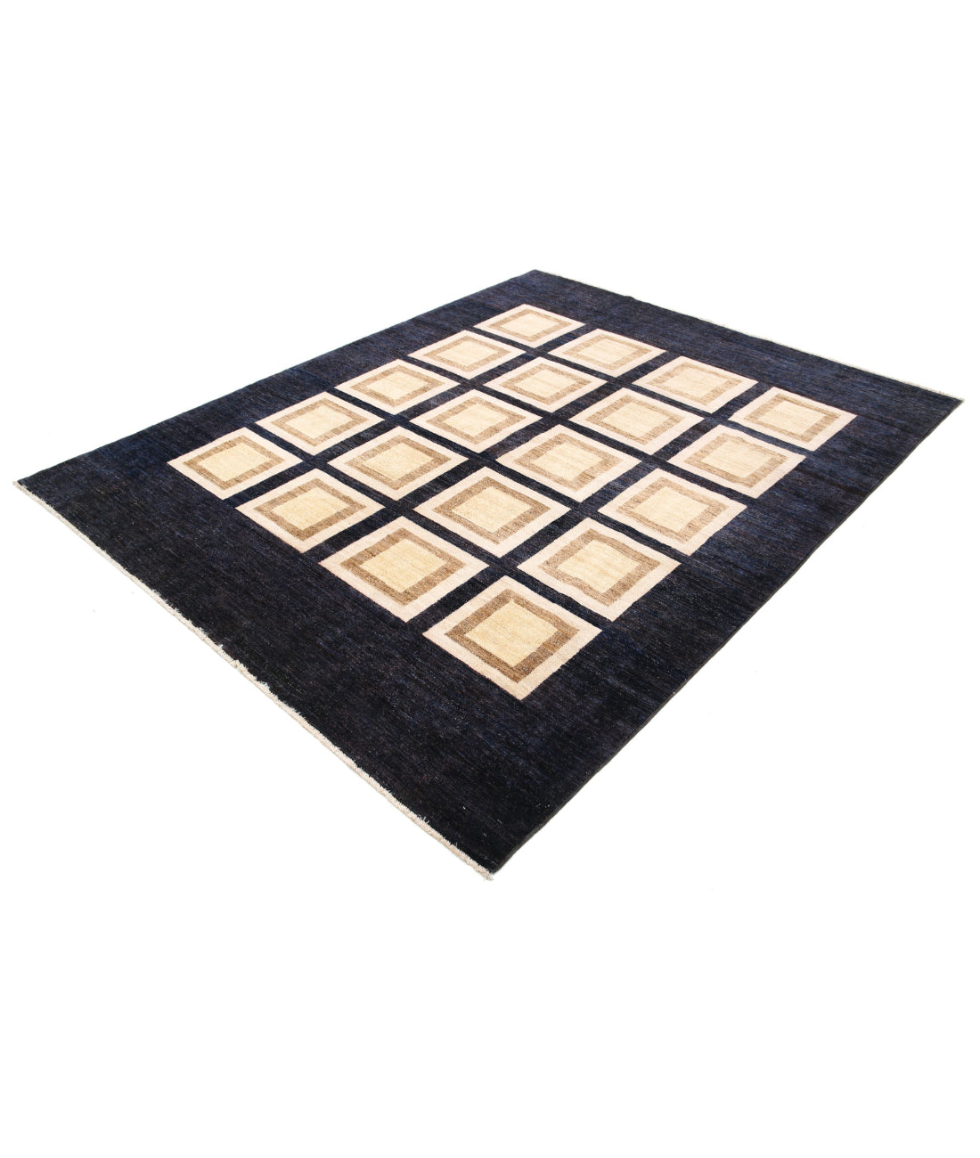 Alfombra de lana Modcar anudada a mano - 6'5'' x 8'0''