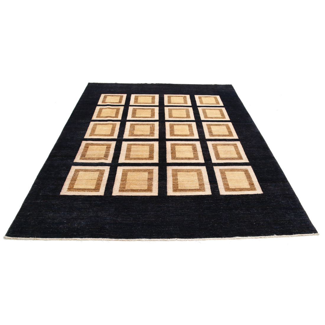 Alfombra de lana Modcar anudada a mano - 6'5'' x 8'0''