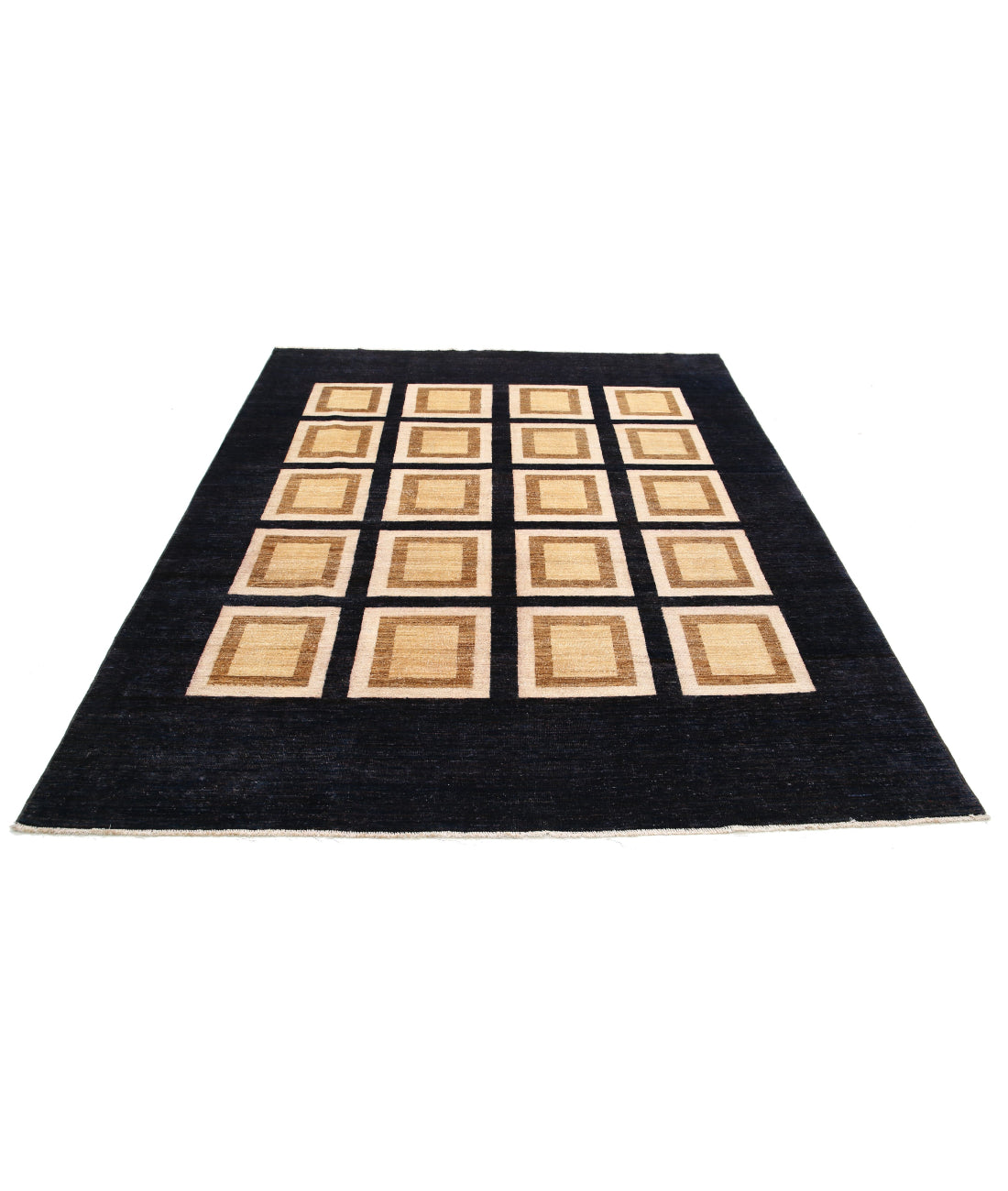 Alfombra de lana Modcar anudada a mano - 6'5'' x 8'0''