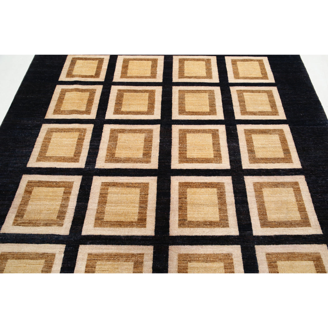 Alfombra de lana Modcar anudada a mano - 6'5'' x 8'0''