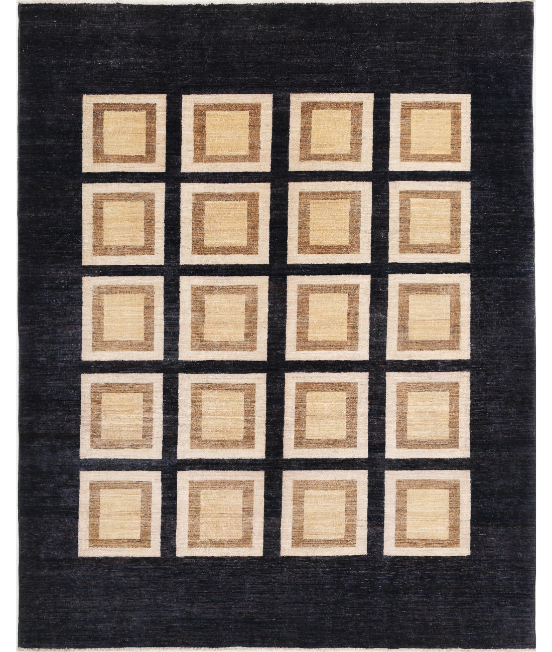 Alfombra de lana Modcar anudada a mano - 6'5'' x 8'0''