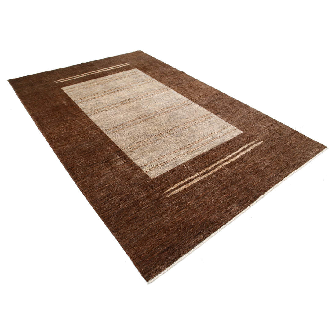 Alfombra de lana Modcar anudada a mano - 6'5'' x 9'5''