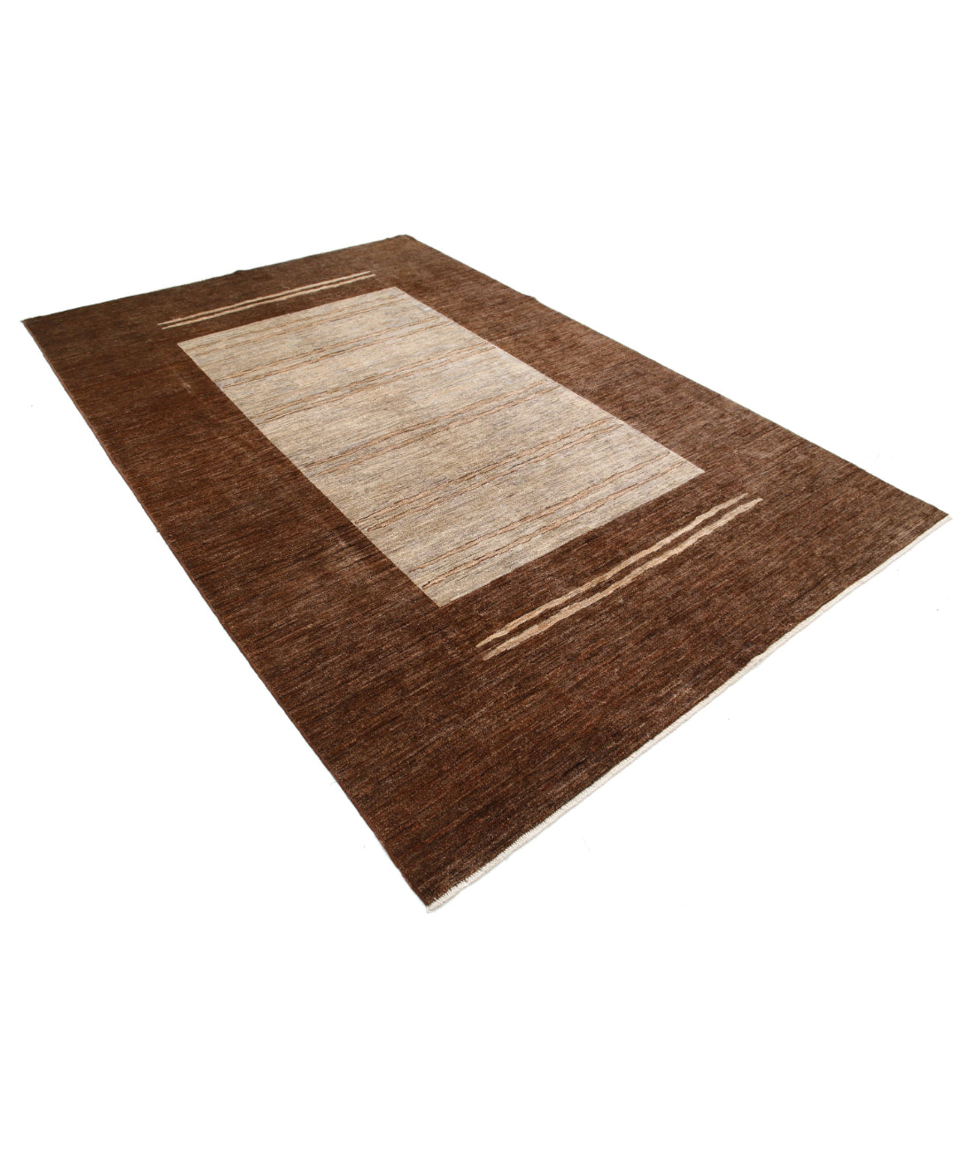 Alfombra de lana Modcar anudada a mano - 6'5'' x 9'5''