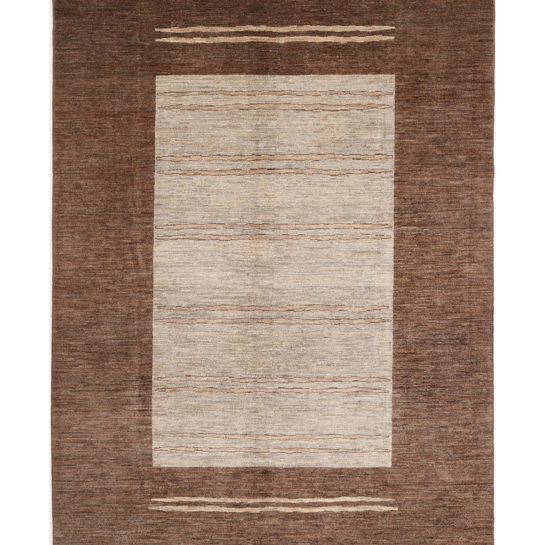 Alfombra de lana Modcar anudada a mano - 6'5'' x 9'5''