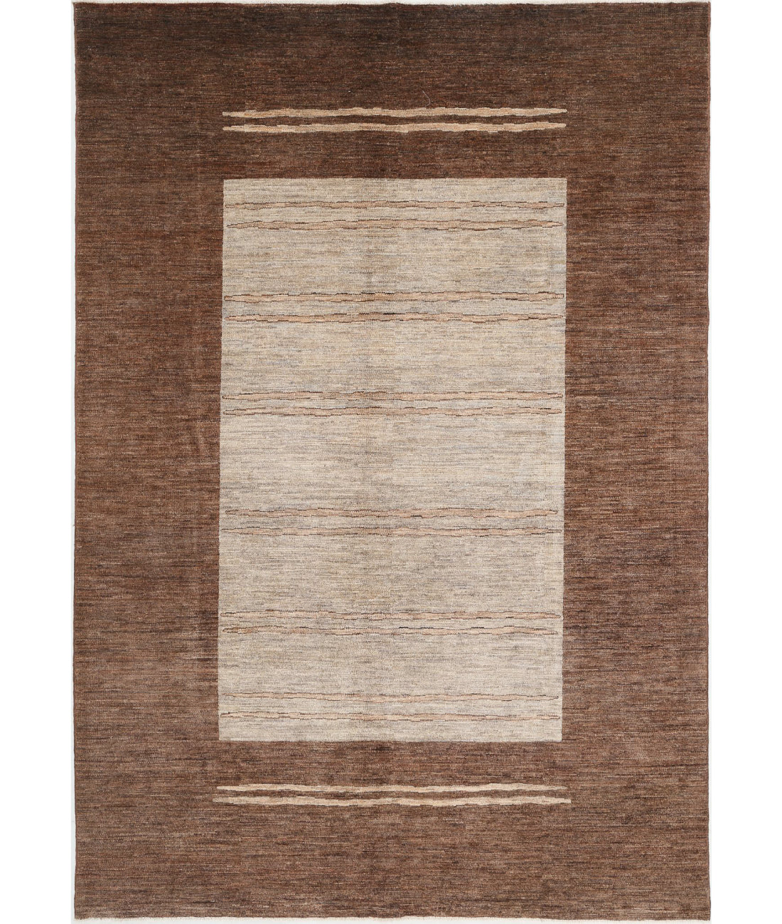 Alfombra de lana Modcar anudada a mano - 6'5'' x 9'5''