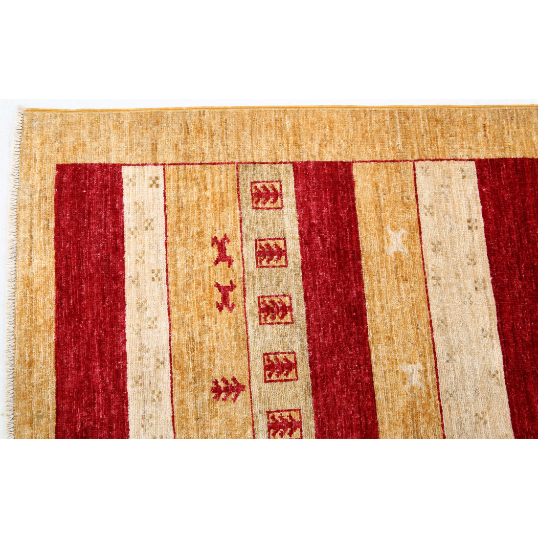 Hand Knotted Modcar Wool Rug - 5'8'' x 7'8''