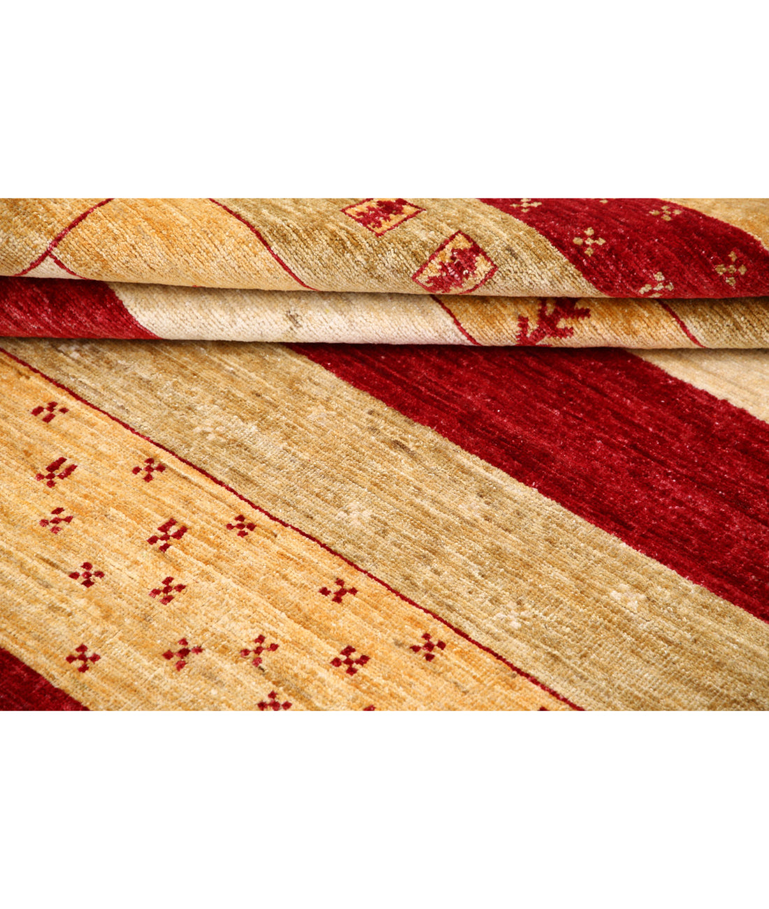 Hand Knotted Modcar Wool Rug - 5'8'' x 7'8''