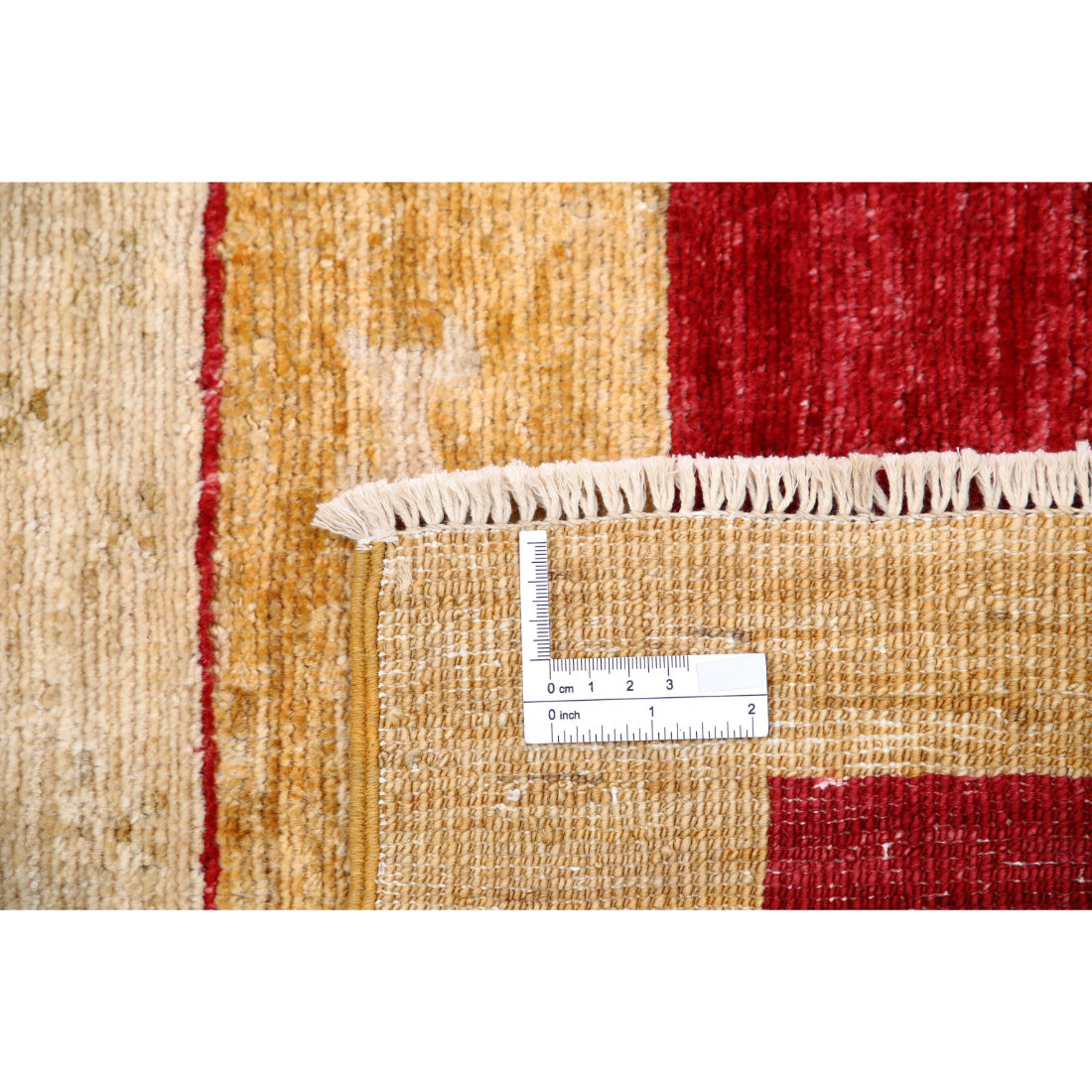 Hand Knotted Modcar Wool Rug - 5'8'' x 7'8''
