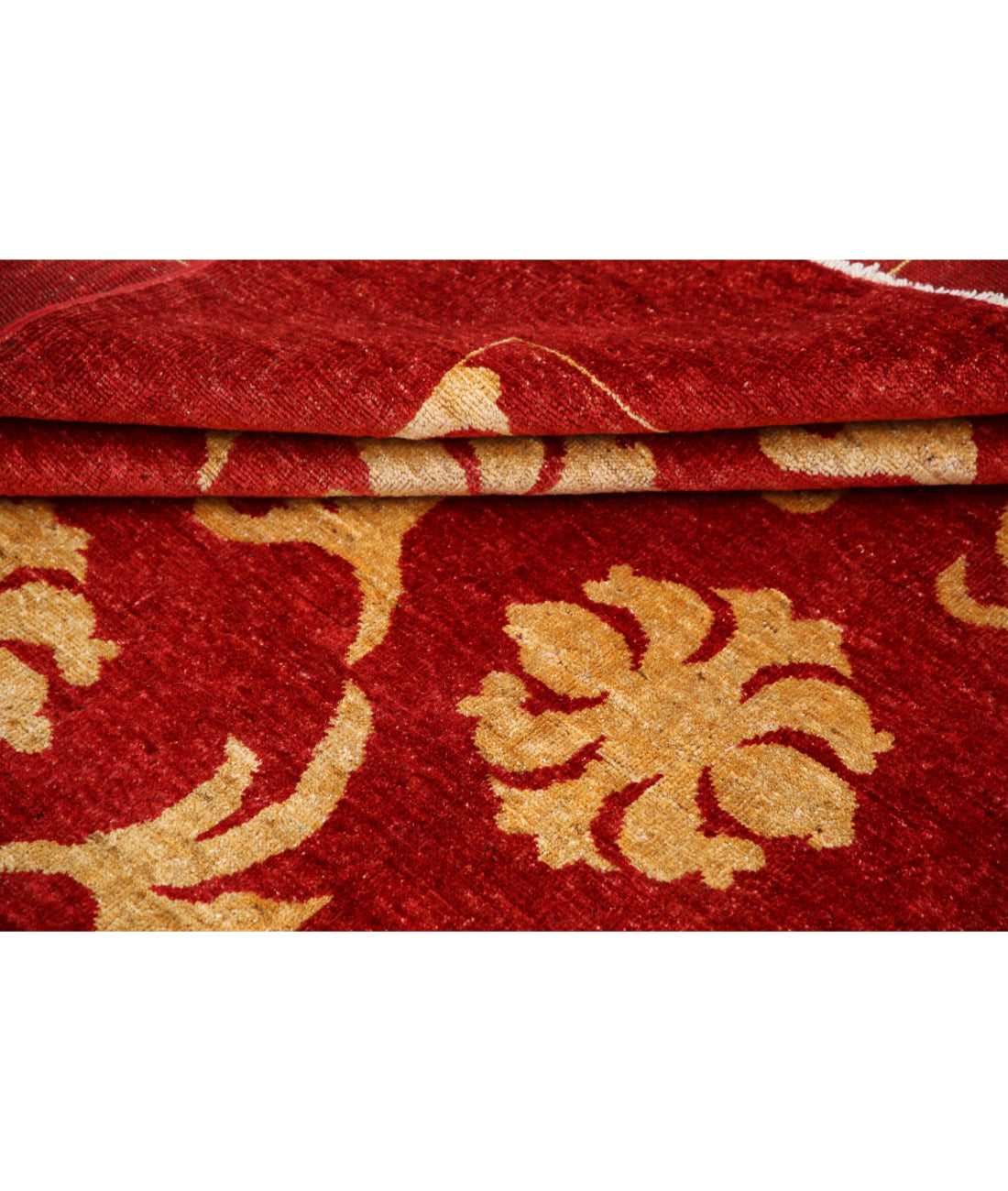 Hand Knotted Modcar Wool Rug - 6'7'' x 6'10'' 6'7'' x 6'10'' (198 X 205) / Beige / N/A