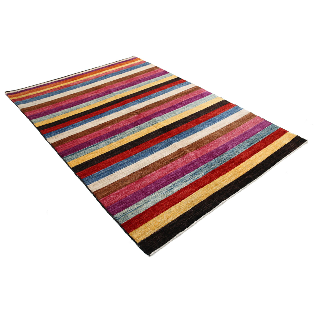 Alfombra de lana Modcar anudada a mano - 5'1'' x 7'3''