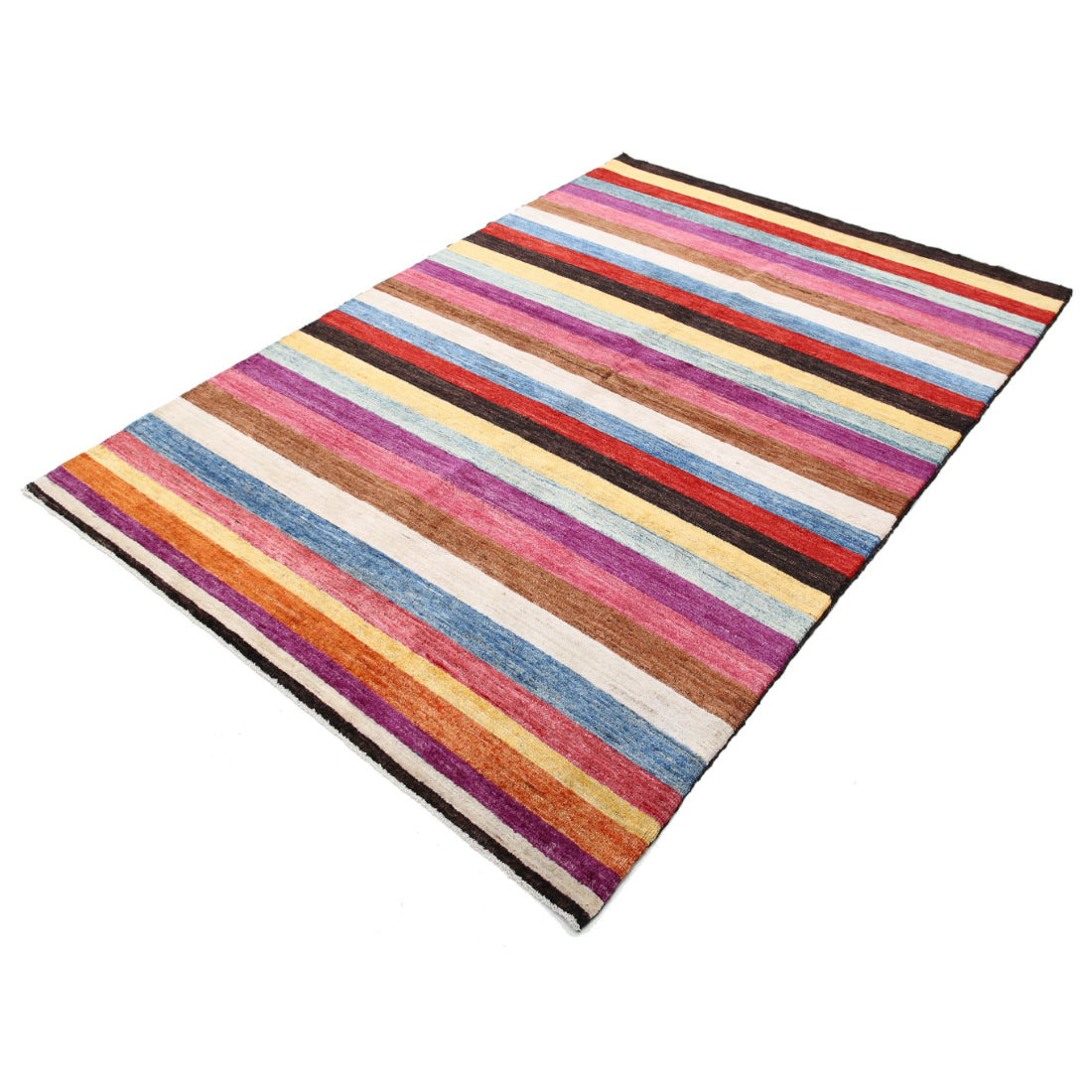 Alfombra de lana Modcar anudada a mano - 5'1'' x 7'3''