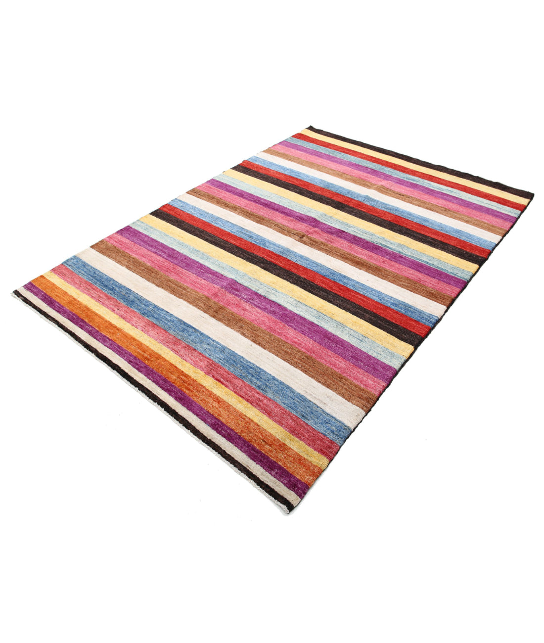 Alfombra de lana Modcar anudada a mano - 5'1'' x 7'3''