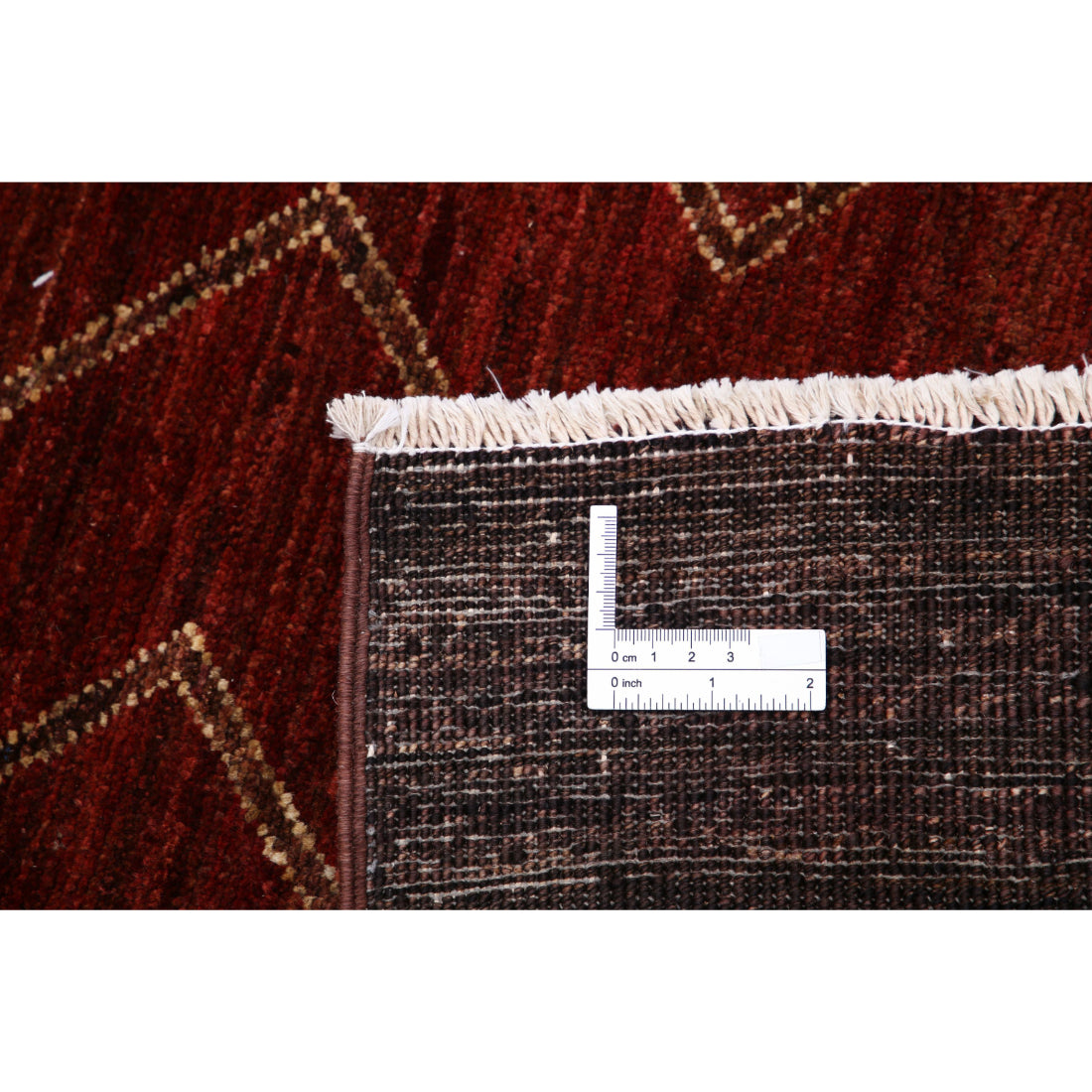 Hand Knotted Modcar Wool Rug - 6'4'' x 8'10''