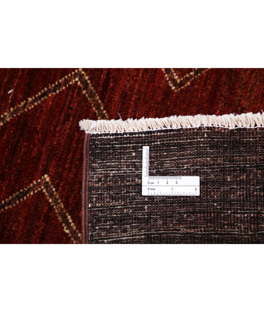 Hand Knotted Modcar Wool Rug - 6'4'' x 8'10''