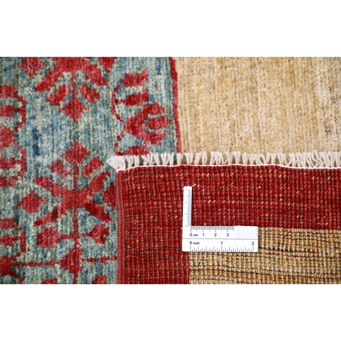 Hand Knotted Modcar Wool Rug - 4'8'' x 5'11''